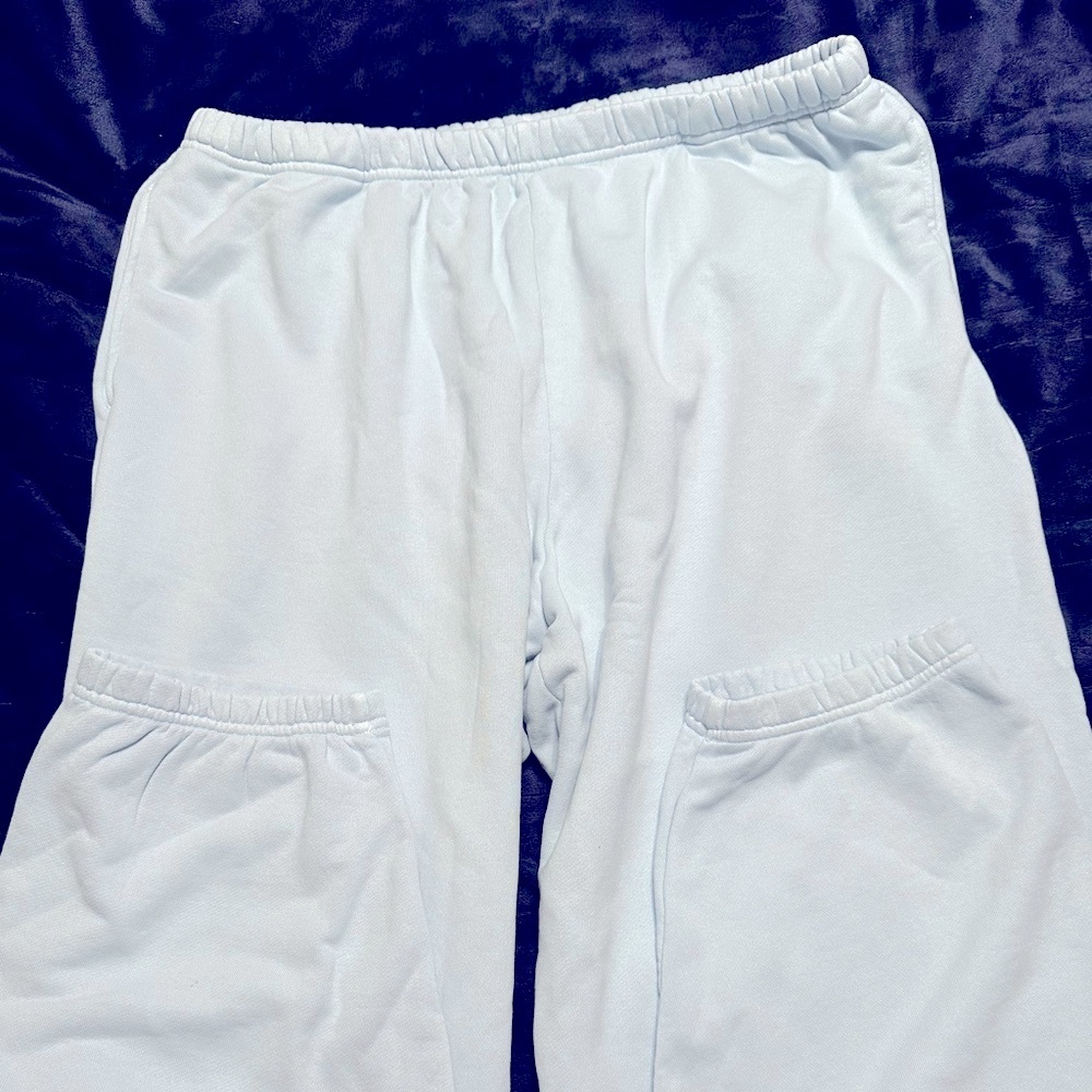 Light Blue French TERRY CLOTH Sweat pants jogger style Brand new. 2Xl.